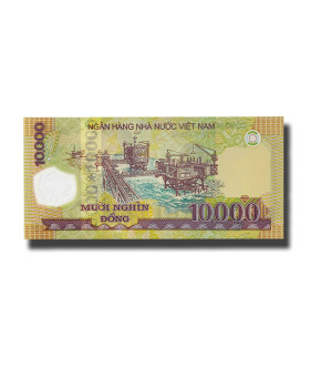 2020 Vietnam 10000 Dong Polymer Banknote Ho Chi Minh Uncirculated