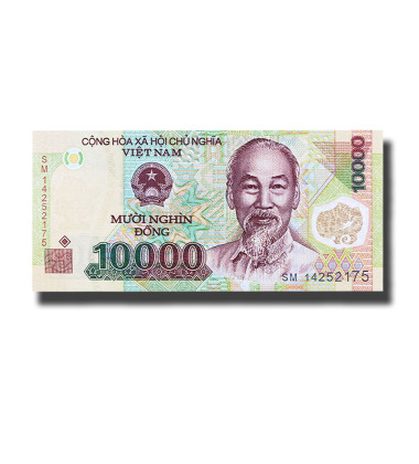 2020 Vietnam 10000 Dong Polymer Banknote Ho Chi Minh Uncirculated