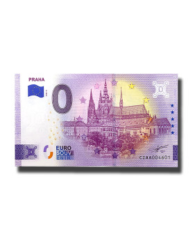 0 Euro Souvenir Banknote Praha Czech Republic CZAA 2022-6