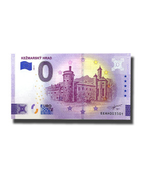 0 Euro Souvenir Banknote Kezmarsky Hrad Slovakia EEAH 2023-3