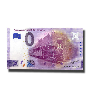 0 Euro Souvenir Banknote Ciernohronska Zeleznica Slovakia EEEB 2023-1