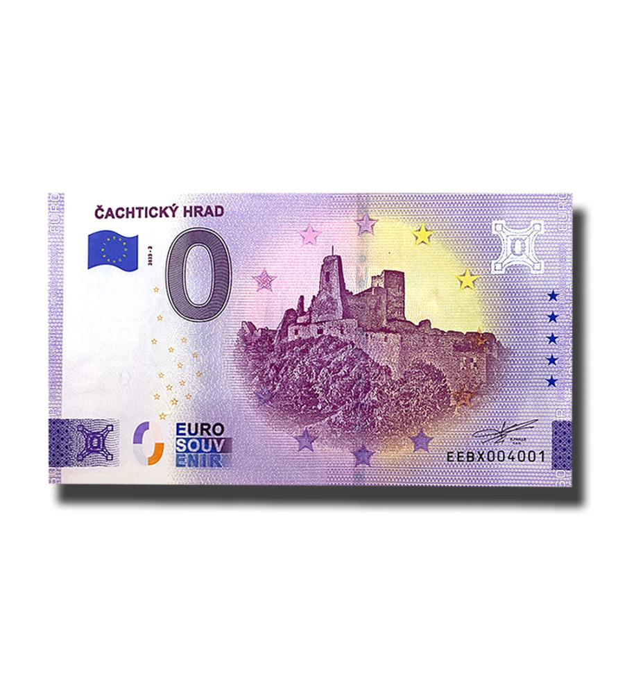 0 Euro Souvenir Banknote Cachticky Hrad Slovakia EEBX 2023-2