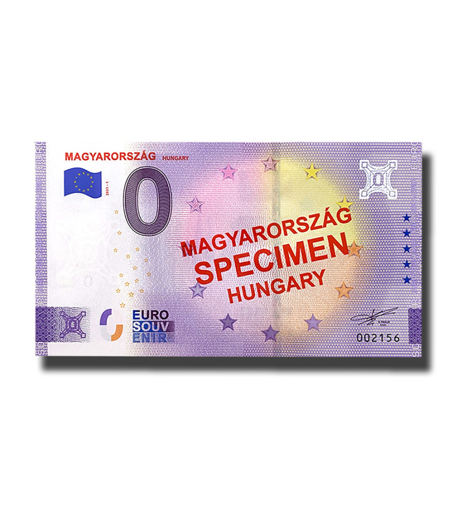 0 Euro Souvenir Banknote Magyarorszag Hungary 2021-1