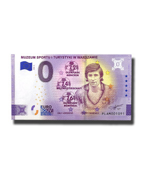 0 Euro Souvenir Banknote Muzeum Sportu I Turystyki W Warszawie Poland PLAM 2021-5