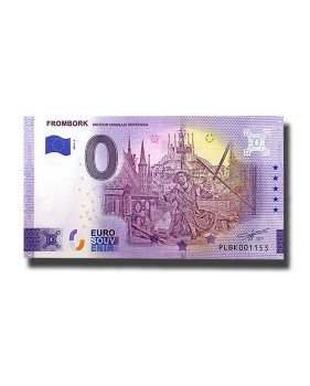0 Euro Souvenir Banknote Frombork Poland PLBK 2023-1