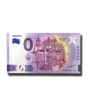 0 Euro Souvenir Banknote Wiskitki Poland PLBL 2023-1