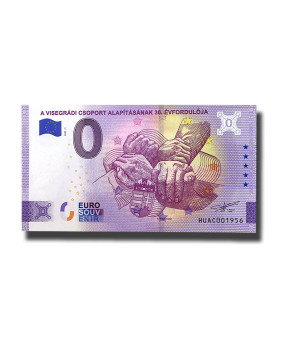0 Euro Souvenir Banknotes A Visegradi Csoport Alapitasanak 30. Evforduloja Hungary HUAC 2021-1