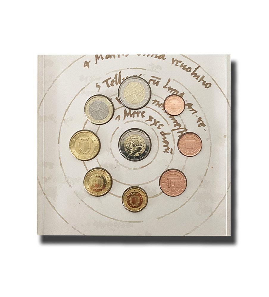 2023 Malta Dated BU Euro Coin Set Including 2 Euro Copernicus   2023 Malta Dated Bu Euro Coin Set Including 2 Euro Copernicus 