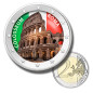 2 Euro Coloured Coin Colosseum - Roma - Italy