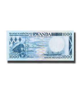 1988 Rwanda 1000 Francs Banknote National Costumes Uncirculated