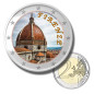 2 Euro Coloured Coin Firenze Santa Maria del Fiore - Florence - Italy