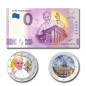 Papa Franciscus Vaticano Euro Colour Coins & Souvenir Banknote AGAB - Set of 3