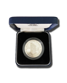 1998 MALTA 30TH ANN OF THE CENTRAL BANK OF MALTA LM5 SILVER COIN PROOF