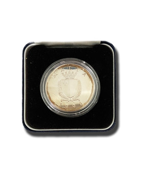 1998 Malta 30Th Anniversary Of The Central Bank Of Malta Lm5 Silver Coin Proof