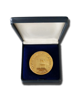 1986 Malta Medal 40 Years Of Federation Of Industries