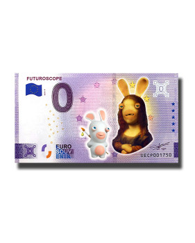 0 Euro Souvenir Banknote Futuroscope Colour France UECP 2023-9