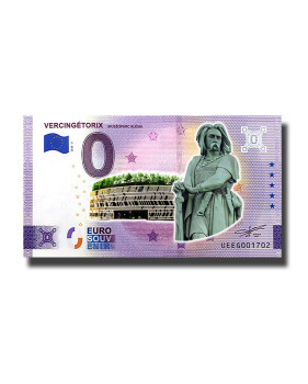 0 Euro Souvenir Banknote Vercingetorix Museopark Alesia Colour France UEEG 2023-3