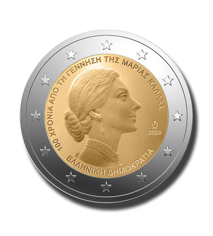 2023 Greece Maria Callas 2 Euro Coin