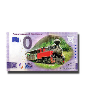 0 Euro Souvenir Banknote Ciernohronska Zeleznica Colour Slovakia EEEB 2023-1