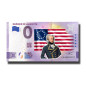 0 Euro Souvenir Banknote Marquis De Lafayette Colour France UEUM 2021-11