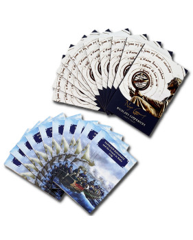 2023 Malta 10 Sets of 2 Copernicus and Napoleon 2 Euro Coin Cards (20 in total)