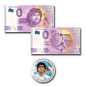 Diego Maradona Euro Colour Coin & 2 Souvenir Banknotes AGAA - Set of 3