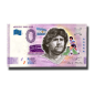 Diego Maradona Euro Colour Coin & 2 Souvenir Banknotes Colour AGAA - Set of 3