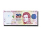 1992-1997 Argentina 20 Pesos Banknote Juan Manuel De Rosas Fine