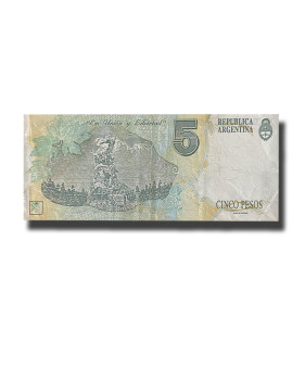 1993 Argentina 5 Pesos Banknote Gral. Jose De San Martin Uncirculated