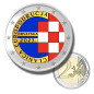 2 Euro Coloured Coin 2023 Croatia Member Of Euro Area