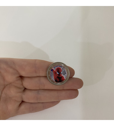 2 Euro Coloured Coin Superhero - Spider-Man