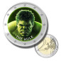 2 Euro Coloured Coin Set of 5 in Presentation Box - Superhero Movies