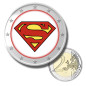 2 Euro Coloured Coin Set of 5 in Presentation Box - Superhero Movies