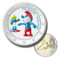 2 Euro Coloured Coin Set of 5 in Presentation Box - Cartoons