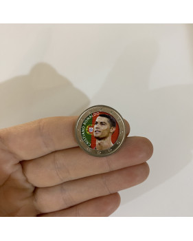 2 Euro Coloured Coin Football Star - Cristiano Ronaldo (Portugal)