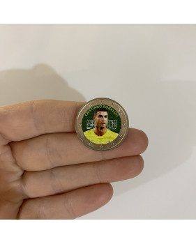 2 Euro Coloured Coin Football Star - Cristiano Ronaldo (Saudi Arabia)