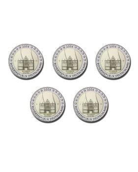 2006 Germany A D F G J Schleswig-Holstein 2 Euro Coin Set of 5
