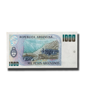 1984 Argentina 1000 Pesos Banknote Gral San Martin Uncirculated