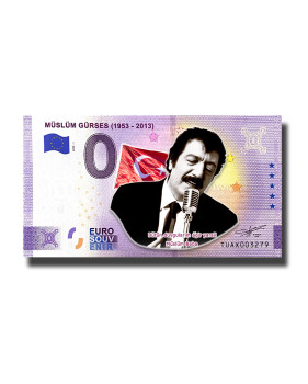 0 Euro Souvenir Banknote Muslum Gurses 1953-2013 Colour Turkey TUAX 2020-1