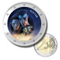 2 Euro Coloured Coin Set of 5 in Presentation Box - Cinema Movies Film Series