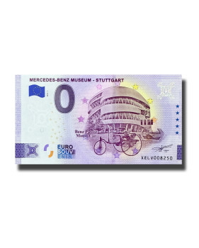 0 Euro Souvenir Banknote Mercedes-Benz Museum - Stuttgart Germany XELV 2023-1
