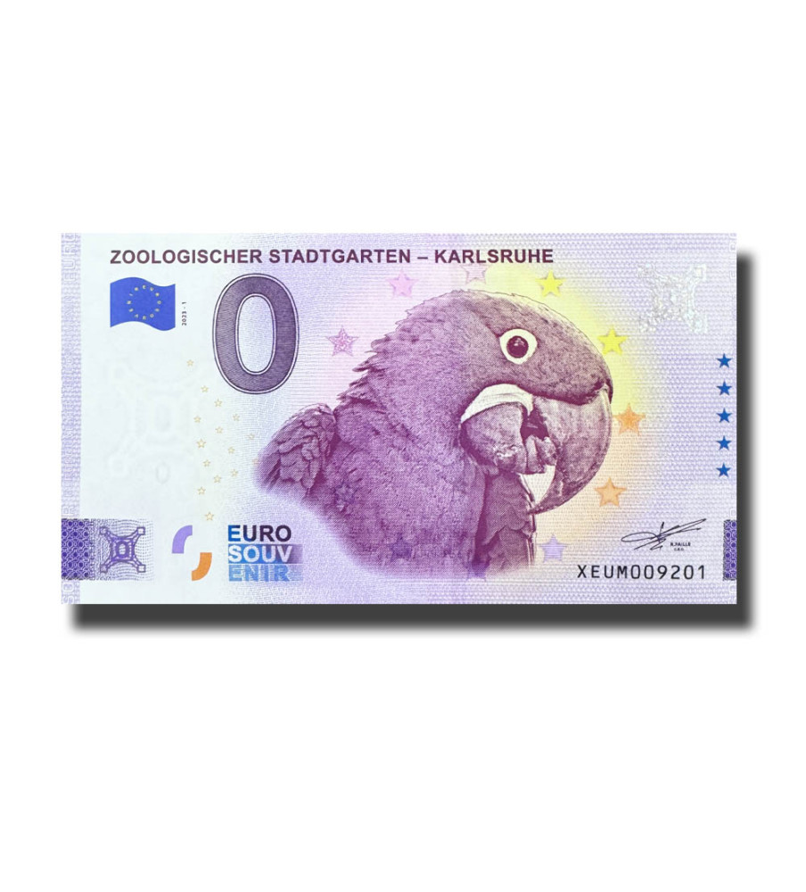 0 Euro Souvenir Banknote Zoologischer Stadtgarten - Karlsruhe Germany XEUM 2023-1