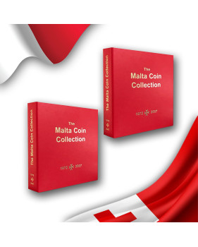 2 Malta Red Coin Albums LEUCHTTURM - Promotion price