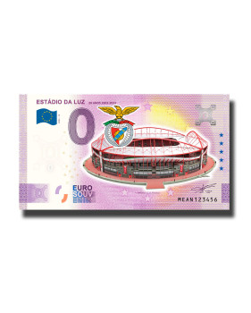 0 Euro Souvenir Banknote Estadio Da Luz Colour Portugal MEAN 2023-12