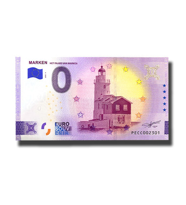 0 Euro Souvenir Banknote Marken Netherlands PECC 2023-4