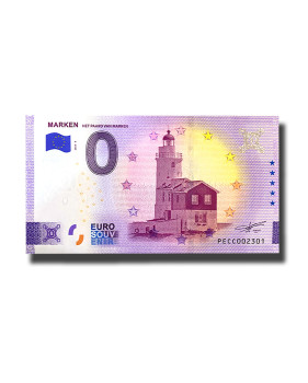 0 Euro Souvenir Banknote Marken Netherlands PECC 2023-4