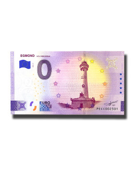 0 Euro Souvenir Banknote Egmond Netherlands PECC 2023-5