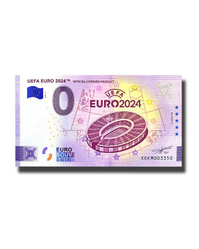 0 Euro Souvenir Banknote UEFA EURO 2024 Germany XEKM 2023-6
