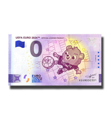2 billets Souvenir 0 Euro - 20 ans de l'Euro