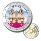 Malta Mdina Cathedral Euro Colour Coin & 2 Souvenir Banknotes Colour FEAE, FEAP - Set of 3